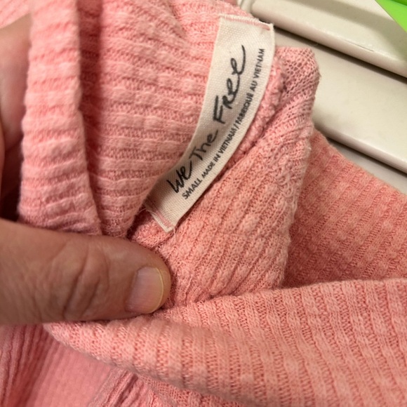 Free People Shes a Keeper Vented-Hem Tunic Faded Coral - Picture 3 of 10